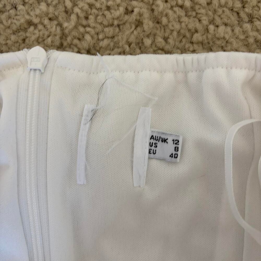 Princess Polly Mini Dress White Strapless - Picture 3 of 4